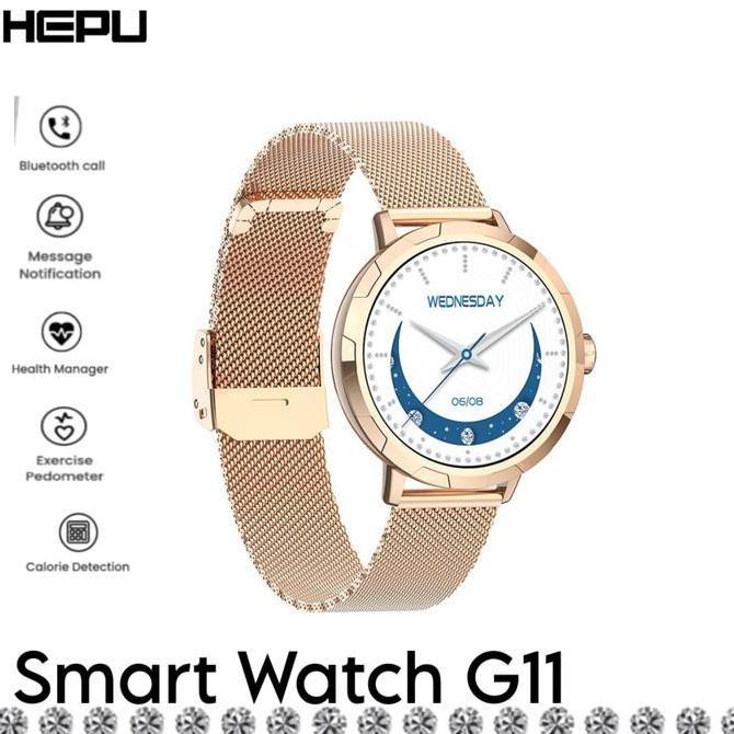 BEBAS ONGKIR - Smartwatch Ultimate HEPU HP-G11  IP-68 Waterproof/ Sports Mode