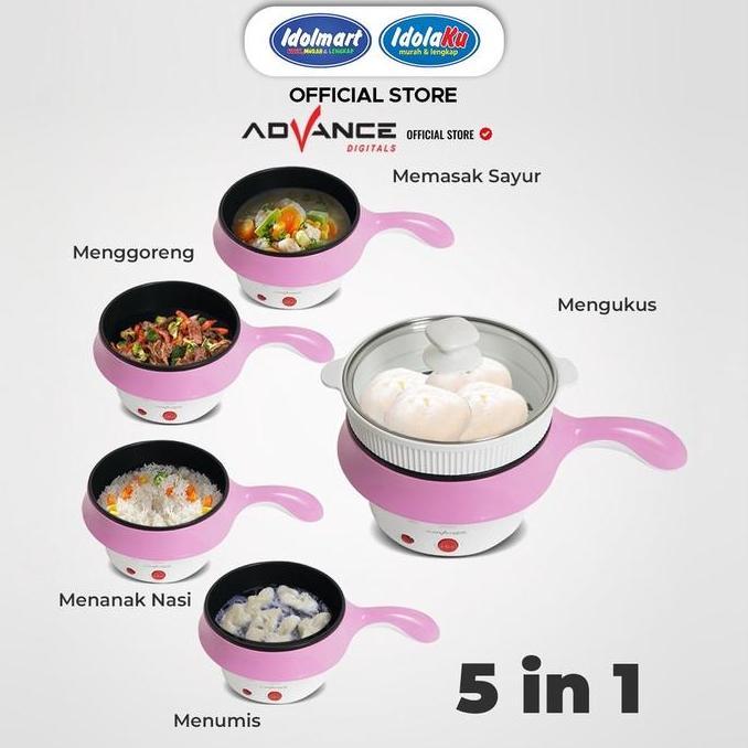 IDOLMART Panci Listrik Advance C-18 dan C-19 Multifungsi