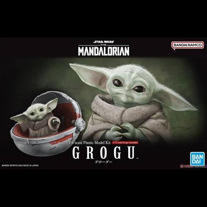 Bandai Star wars 1/12 & 1/4 Grogu The Mandalorian baby Yoda