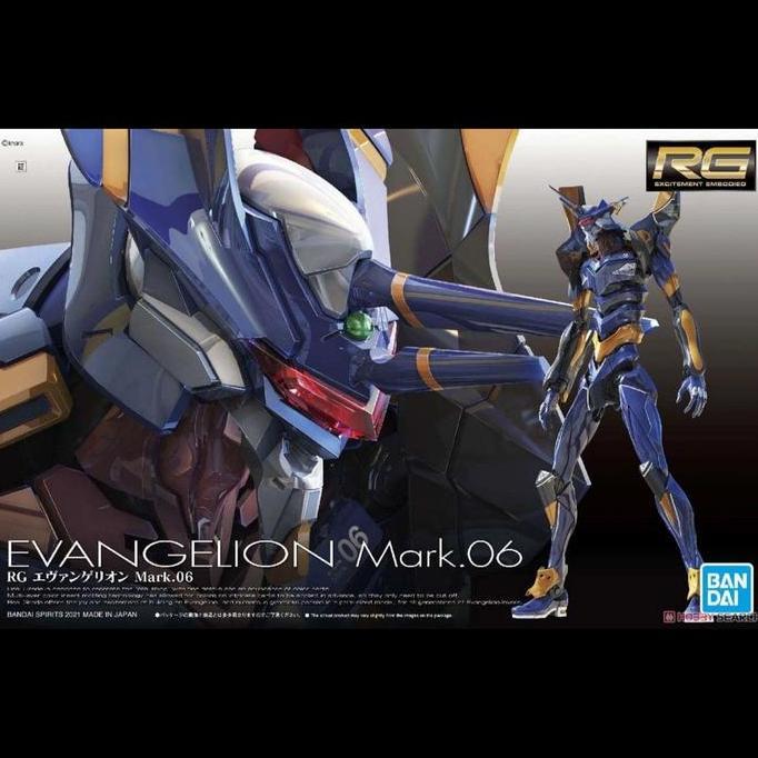 Bandai RG Evangelion mark 06 seukuran MG gundam 1/100