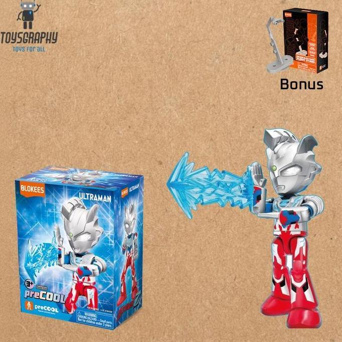 Blokees PreCool ULTRAMAN ZETA ALPHA EDGE Action Figure Blocks Bloks Q SD Chibi