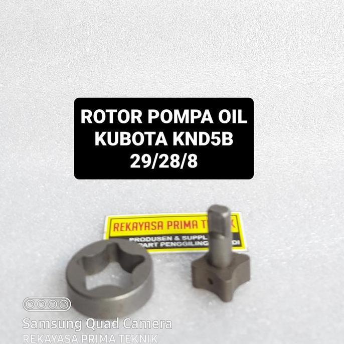] KND5B ROTOR POMPA OLI OIL PUMP KUBOTA KND 5B KND 5 B