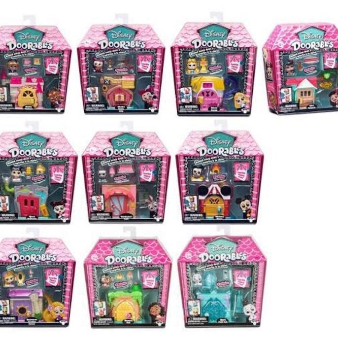 Disney Doorables figure mini stuck Mainan Anak