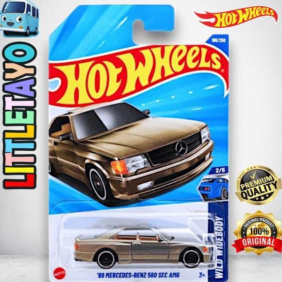 HOTWHEELS 89 MERCEDES BENZ 560 SEC AMG 2023 HITAM - SLK CLK DTM JAPAN