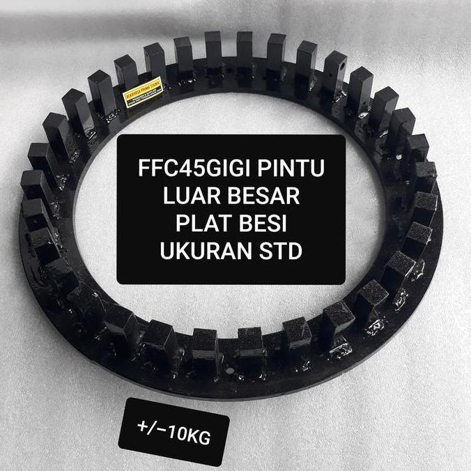 Buruan beli] FFC45 PEMUKUL BESI GIGI PINTU DISKMILL LUAR BESAR FFC 45 MESIN TEPUNG