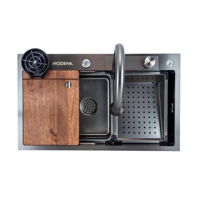 Modena KS 3190 HTGM sink + tap KS3190HTGM Bak Cuci Piring Multifungsi
