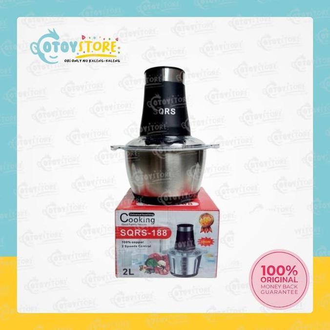Universal Chopper SQRS - 188 / Chopper Daging Blender Stainless SRS188