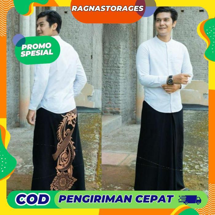 tru-63 iQ45 RHH-1823 MURAH SARUNG BATIK HITAM POLOS Termurah Berkualitas Murah