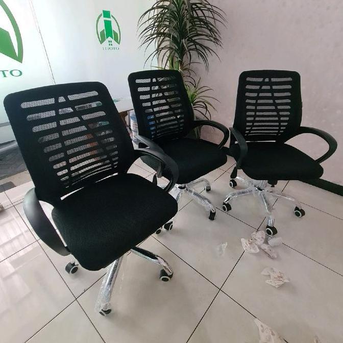 Promo Kursi Kantor Jaring / Kursi Kantor / Kursi Putar / Kursi Putar Jaring Cod