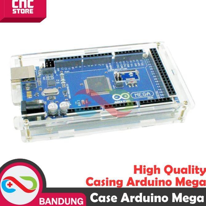Casing Akrilik Acrylic Arduino Mega R3 Clear V3 Box Kotak Case Arduino Baru
