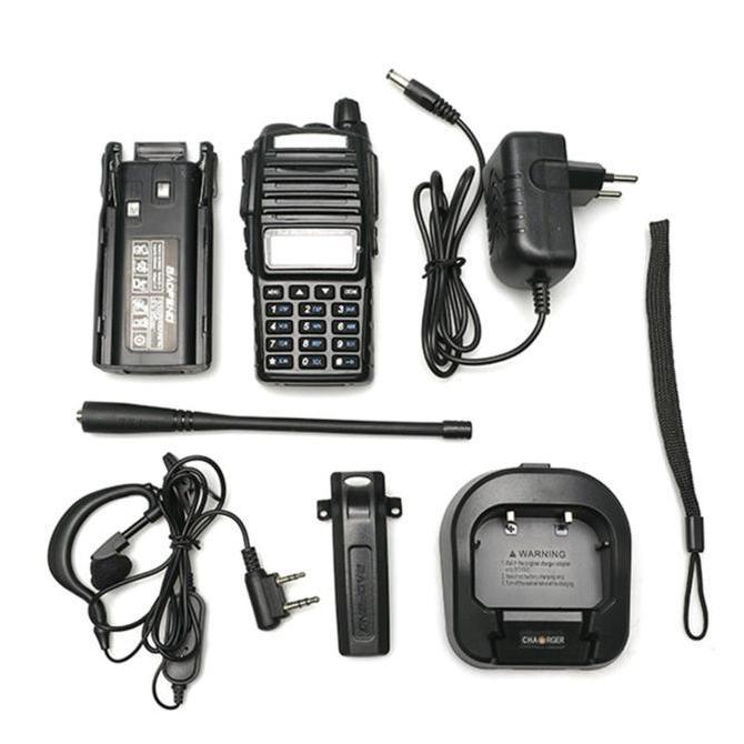 FOX PRO Radio HT Bopeng UV82 Original Dualband Handy Talky VHF UHF 5 Watt dengan Frekuensi 65-108 MH