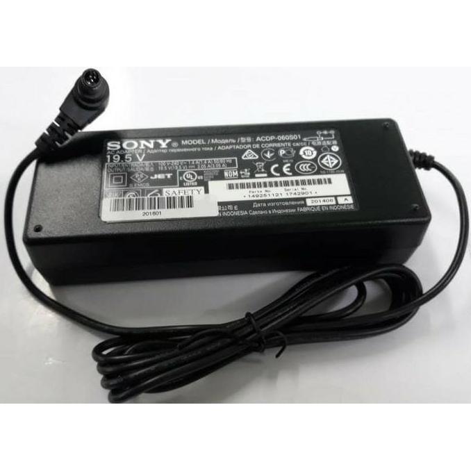 TERBARU Adaptor TV SONY ACDP-060E01/ACDP-060S01 (19,5V-3,05A)