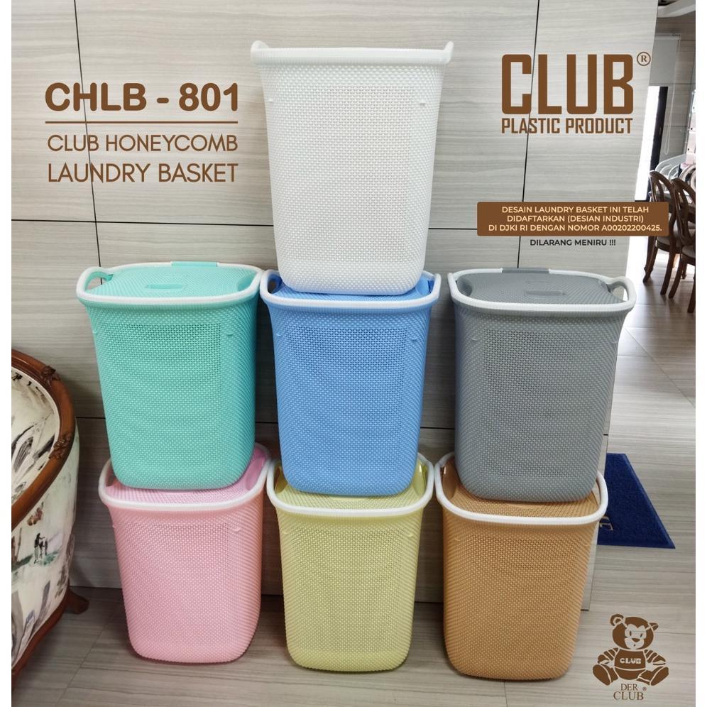 Laundry Basket Jumbo Rak Keranjang Baju Kotor CLUB CHLB-801 Keranjang Baju Laundry Bag Original CLUB