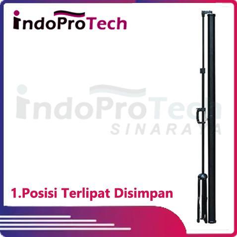 Layar Proyektor Tripod 70 inch | Screen Projector Kaki Tripod Lipat Manual Proyektor