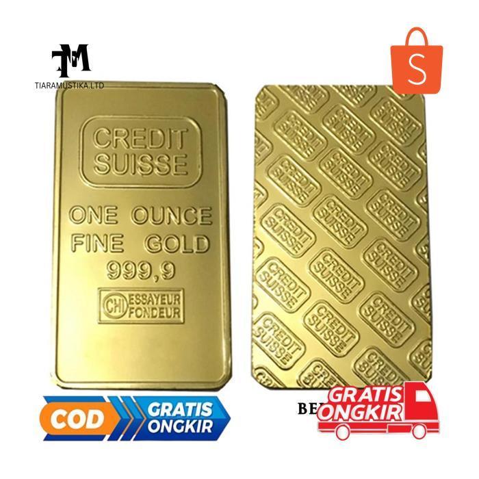 rd-67 GA24 CREDIT SUISSE Gold Bar Replica Terlaris Viral