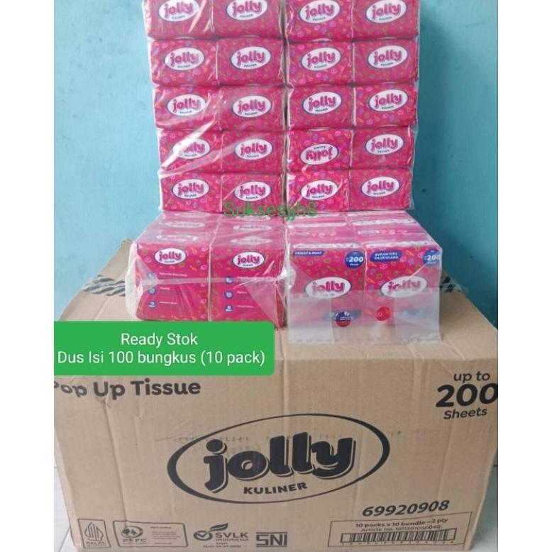 (1 Dus)Tissue Pop Up Jolly 200sheet 1Dus/Tisu Pop Up Jolly 200sheet 1dus/pop up Jolly 1Dus Proyektor