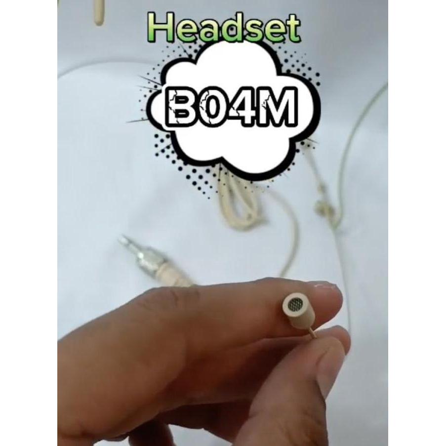 microphone mic HEADSET LIDI untuk  senheiser (jek akai mini) atau shure (jek xlr 3 pin mini) Origina