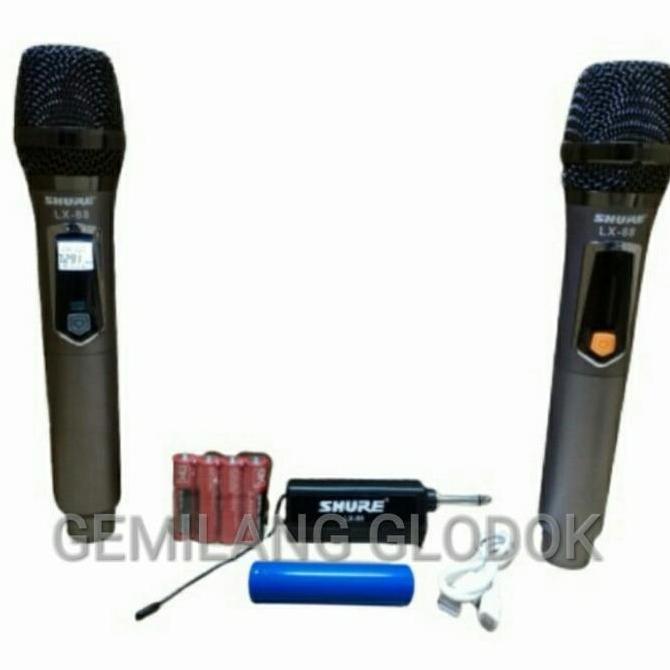 SHURE LX-88 NEW MIC WIRELESS||PROFESIONAL MICROPHONE HANDHELD WIRELESS Mikrofon Original