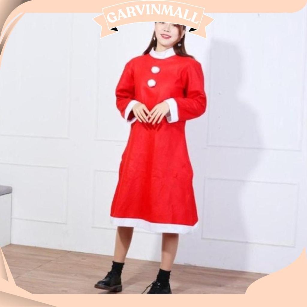 Baju Kostum Cosplay Santa Dress Claus Clause Sinterklas Sinterclass Christmas Dewasa Dress Dres Baju