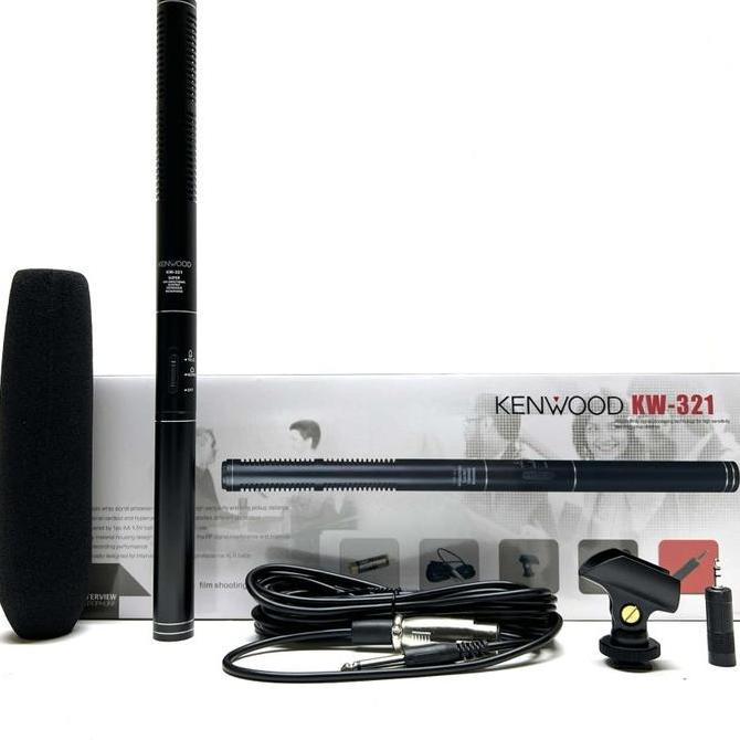 Mic Kabel Kenwood KW 321 Condenser Telescopic Shotgun Original