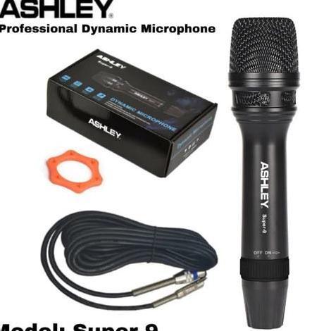 mic kabel original ashley super 9 microphone mic karaoke Original