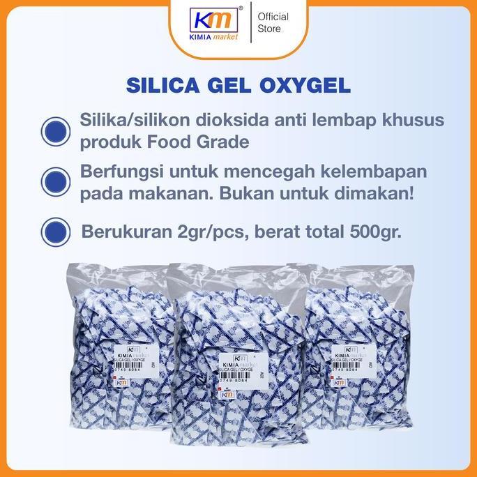 Silica Gel OXYGEL 500gr - Penyerap Kelembapan - Food Grade