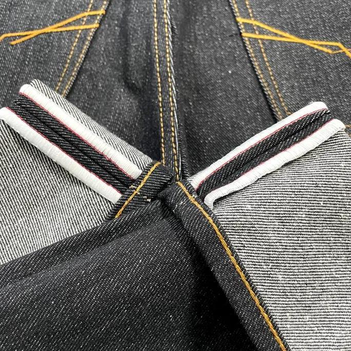 DF8 >> CELANA DENIM SELVEDGE ACCENT RAW DENIM 15 OZ POLOSAN