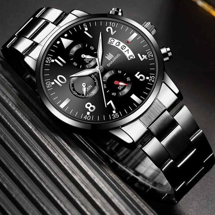 DF29>> Jam Tangan Bisnis Pria Import Asli Waterproof Premium Original New Model Terbaru Lexier Quart