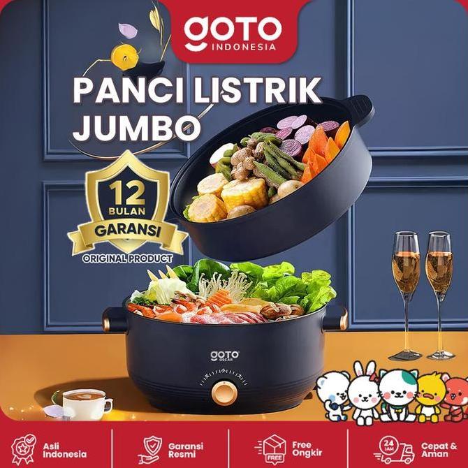 Goto Oscar Panci Listrik Elektrik Fry Pan 3L Goreng Kukus Serbaguna