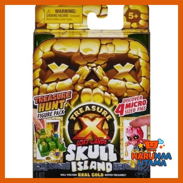 MAINAN HOBI - TREASURE X LOST LANDS SKULL ISLAND TREASURE HUNT FIGURE PACK BLIND BOX SURPRISE SIAP K