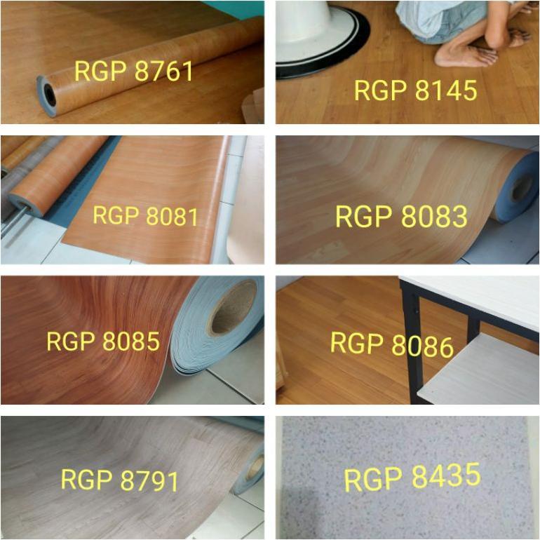 Vinyl Lantai Roll Tebal 1,5 Mm Motif Kayu