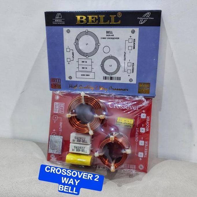{{{{{{] Kit Crossover Pasif 2 Way 2 Jalur BELL BGR Original