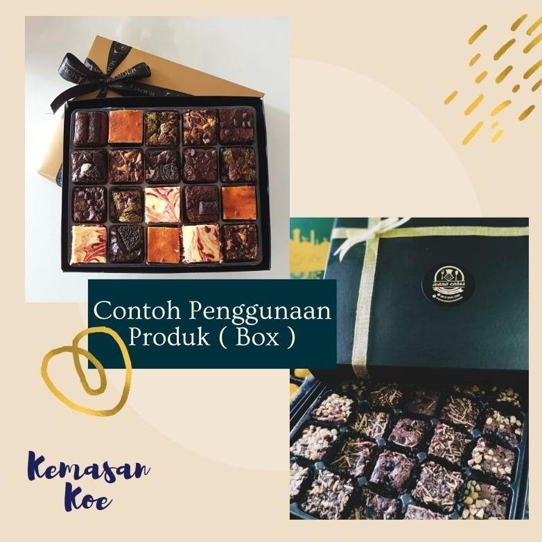 (10 Set) Box Packaging Makanan Dus Packaging Karton Box Kue Kraft Box Kue Packaging Box Kotak Kue