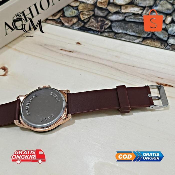 uj-53 JPF-1015 Jam Tangan Pria Tali Karet Benetton Super Keren Jam Tangan Kasual Pria Terbaru Jam Ta