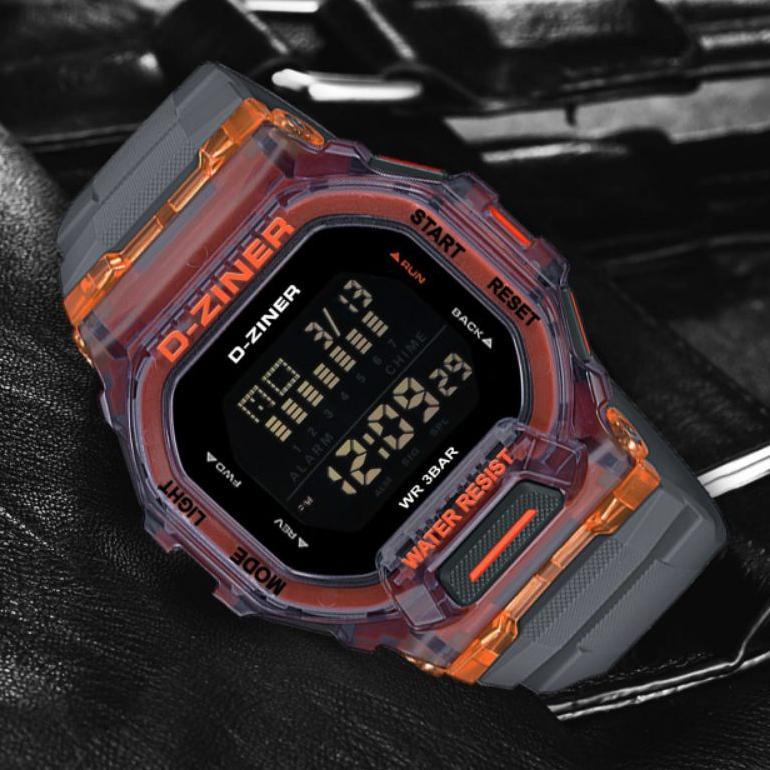 jam tangan original D-ZINER 8312 DIGITAL standar anti air Jam tangan pria