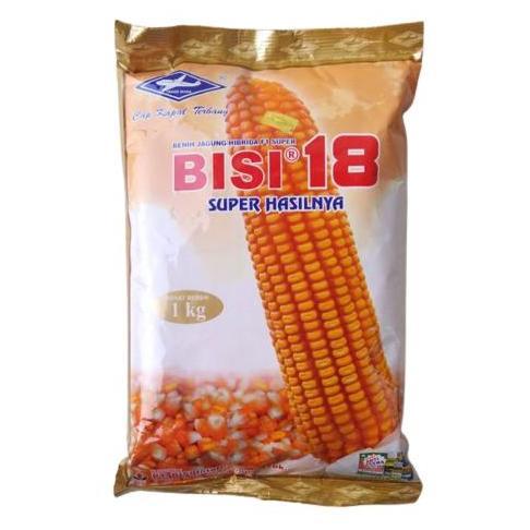 Terlaris Benih Bibit Jagung Hibrida F1 Bisi 18 Kemasan Original 1 Kg