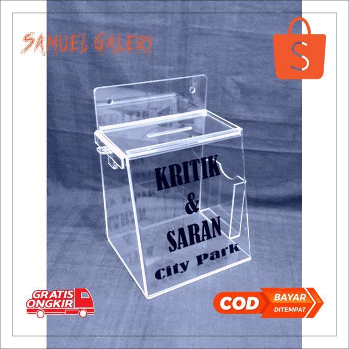 JPF-1015 h-4 Acrylic kotakAkrilik kotak saran/kritik&saran Keren Original Viral