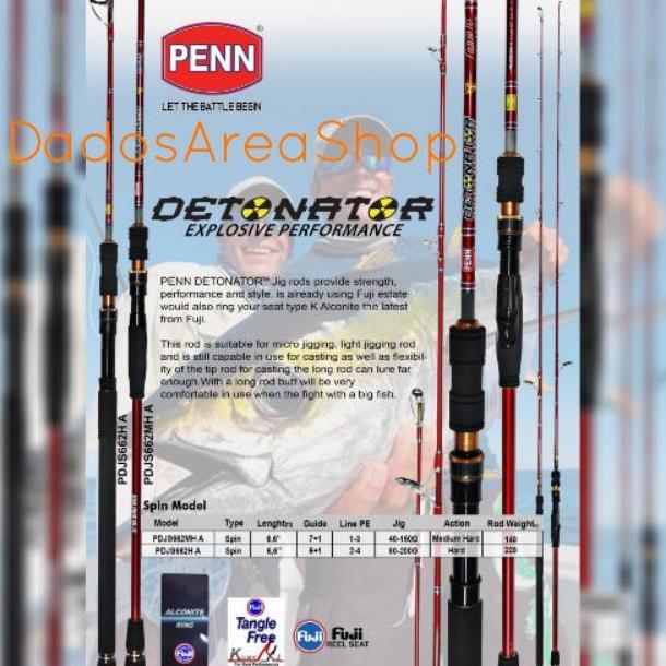 Joran PENN DETONATOR Jigging Spinning