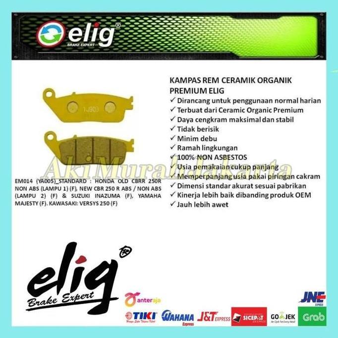 Elig Kampas Rem Depan Suzuki Inazuma / Yamaha Majesty Em014