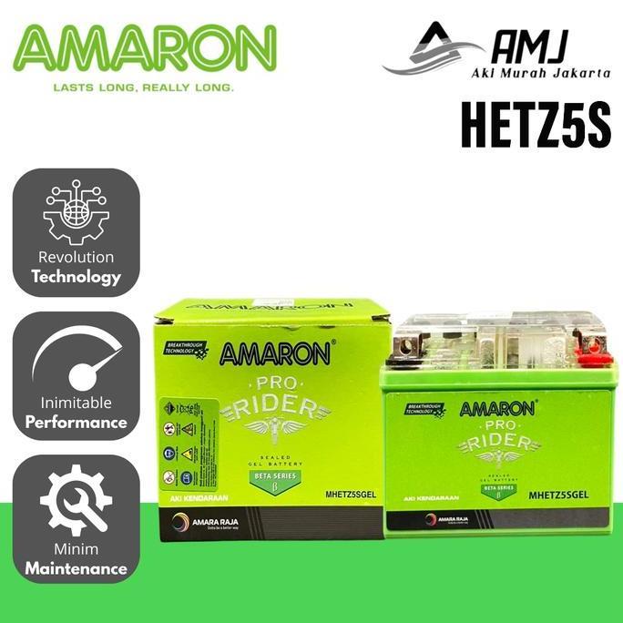 Amaron Aki Motor Honda Beat Karbu Etz5S / Gtz5S / Ytz5S - 3.5Ah Aki Gel