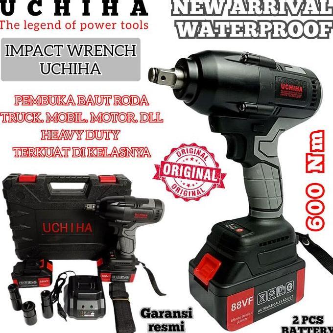 Promo Impact Wrench 88Vf Uchiha Mesin Pembuka Baut Ban Roda Truck Mobil Cod