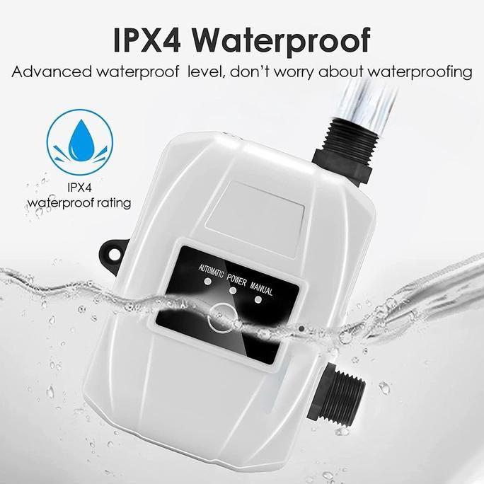 150W Pompa Booster Air, Otomatis, Kekuatan Tinggi, Untuk Pemanasan Air, Kamar Mandi,N Air Rumah