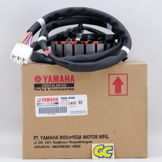 Spul / Stator Assy Yamaha Aerox 155, Lexi Original Alat Kabel Lampu Motor Motorcycle Sepeda