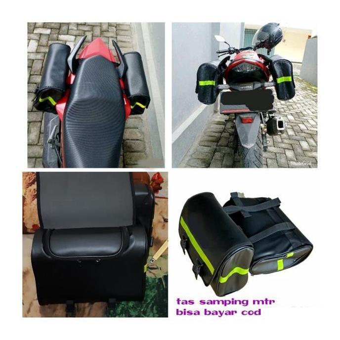 Tas Motor Touring Sidebag Oval Waterproof Jok Samping dan Selempang Multifungsi Motor Adv Pcx Nmax W