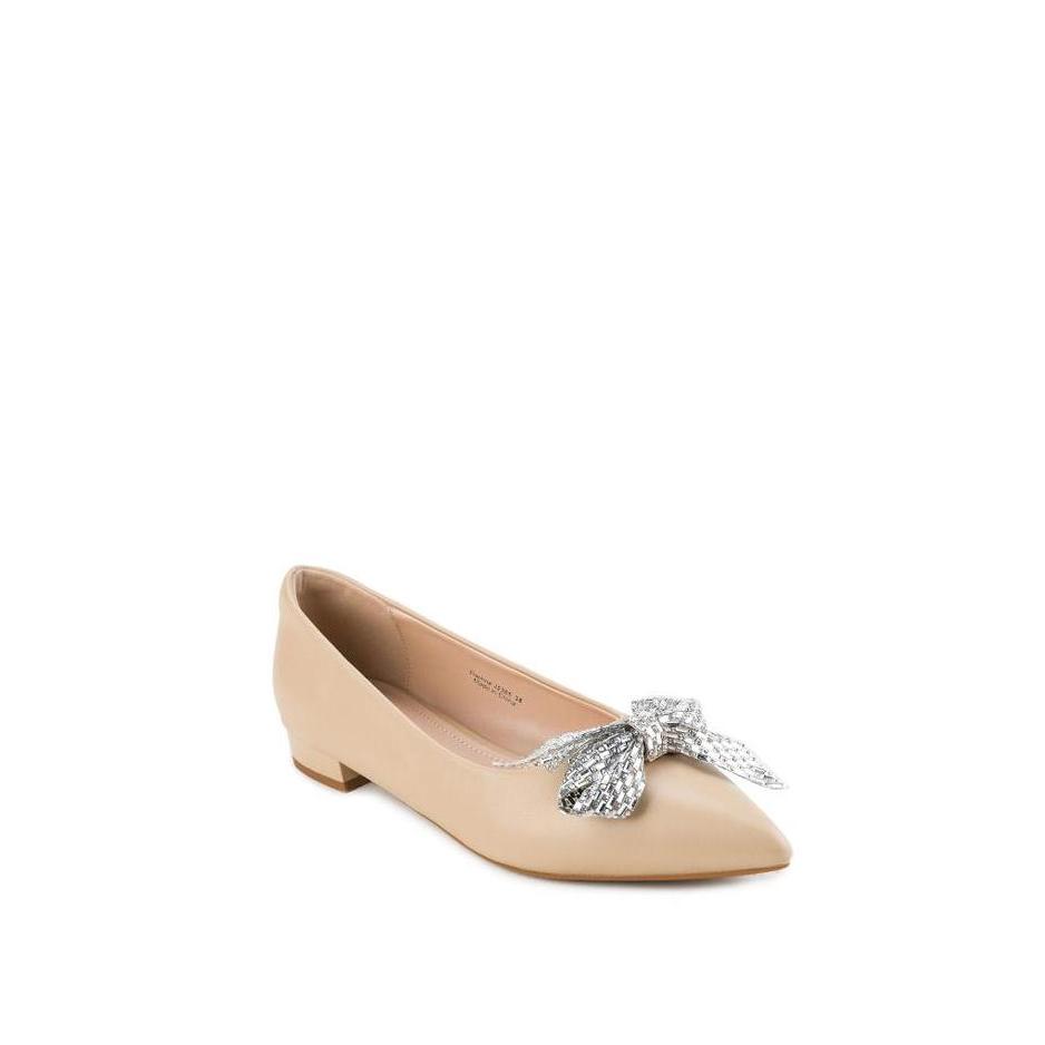 Ncy Shoes Sepatu Wanita Daphne Flat Shoes Warna Cream