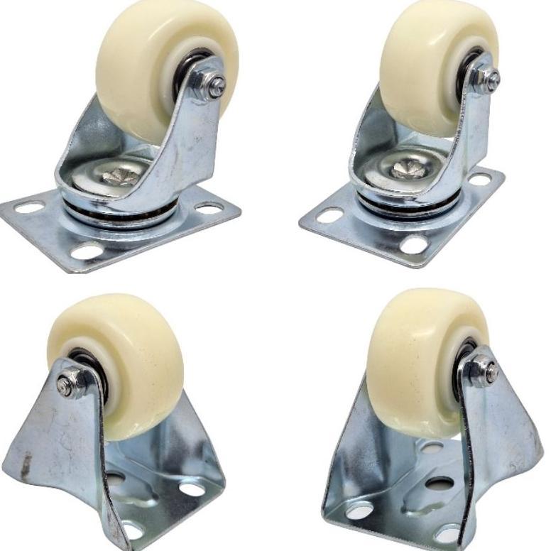 Roda Troli Nilon Nylon Taiwan Medium Duty 3 inch ( 2Hidup 2Mati ) Roda Troli