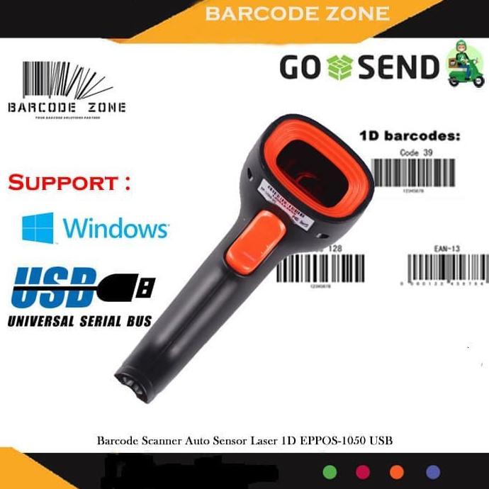 BARCODE SCANNER LASER EPPOS EP-1050M/EP 1050M/EP-1050 (USB) AUTOSCAN