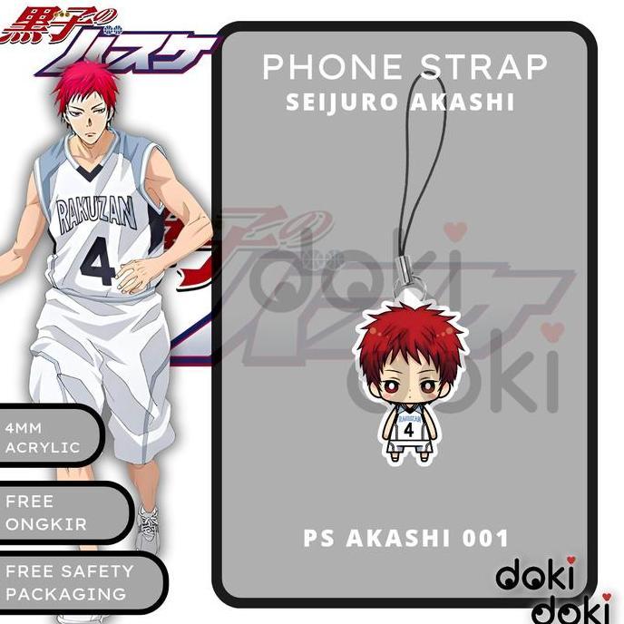 PHONE STRAP HP ANIME SEIJURO AKASHI KUROKO NO BASKET