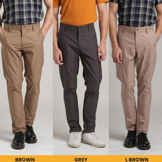 Emba Classic - Altitude 3 Celana Panjang Pria Chino Slim Fit Collection Kerja Casual
