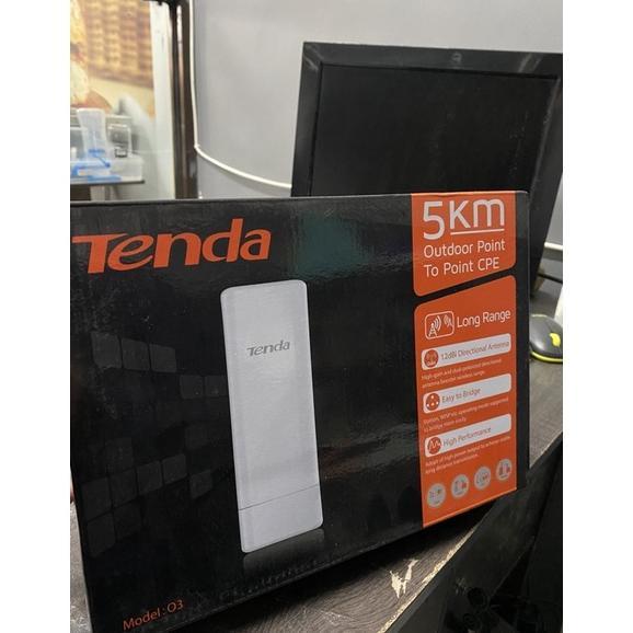 TENDA O3 Wireless Wifi Range Extender CPE Outdoor Router / Repeater Penguat Signal